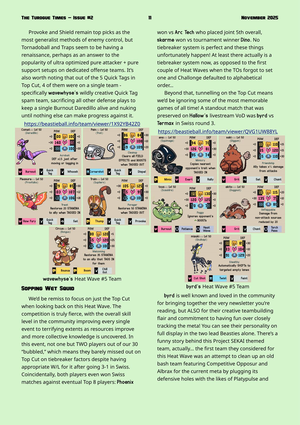 Page 11. Heat Wave 5 retrospective by skarme